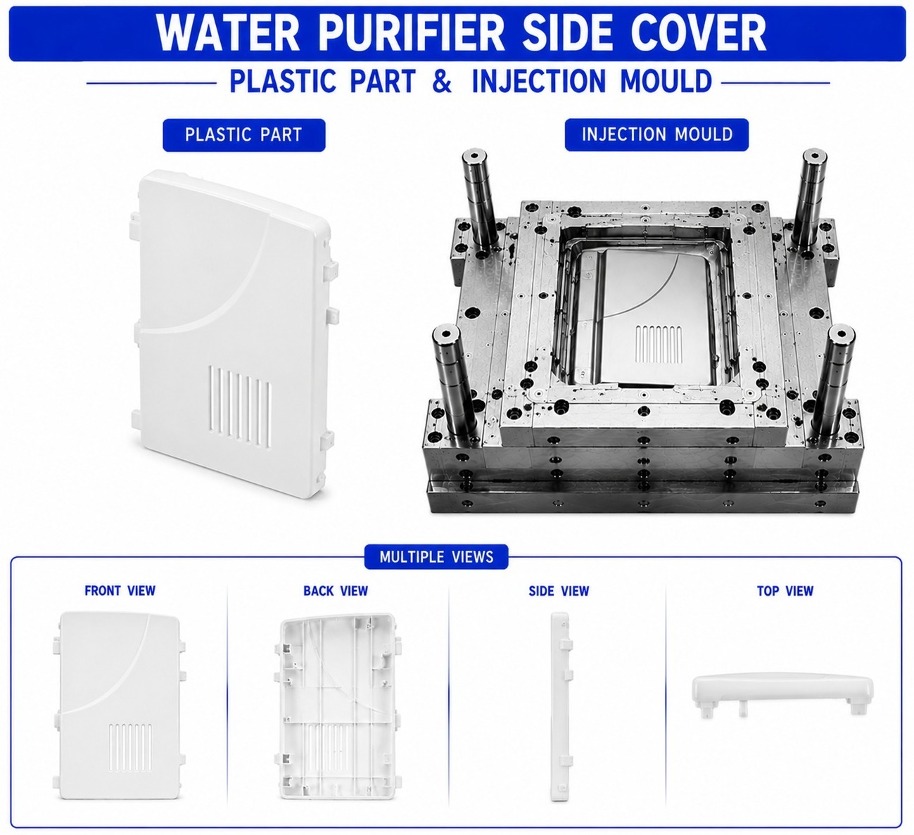 Water Purifier Plastic Side Cover